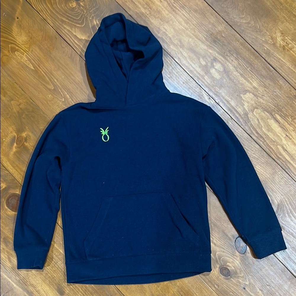 Navy Blue Fleece Hoodie